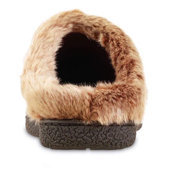 Isotoner Women’s Microsuede Hoodback Slippers - Picture 5 of 12